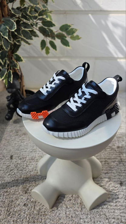 Hermès Black Sporty Sneakers