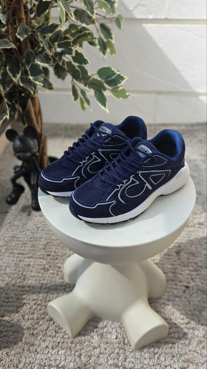 Dior B30 Low-Top Sneakers – Navy Blue