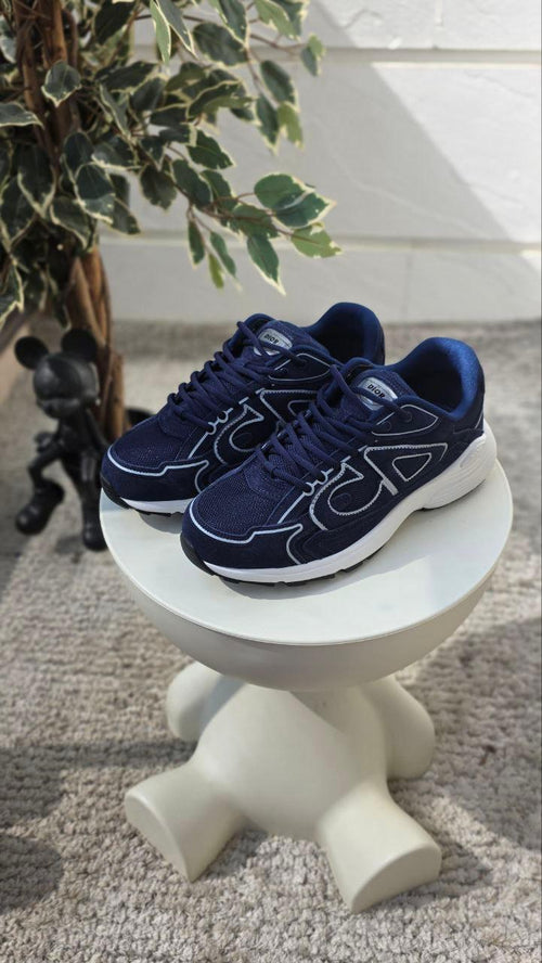 Dior B30 Low-Top Sneakers – Navy Blue