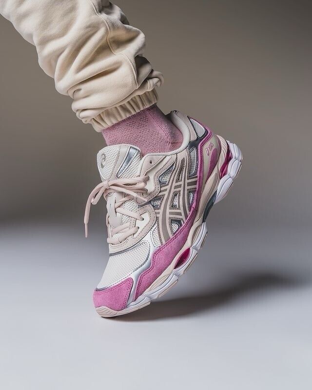 ASICS Gel-NYC “Cream/Mineral Beige/Pink