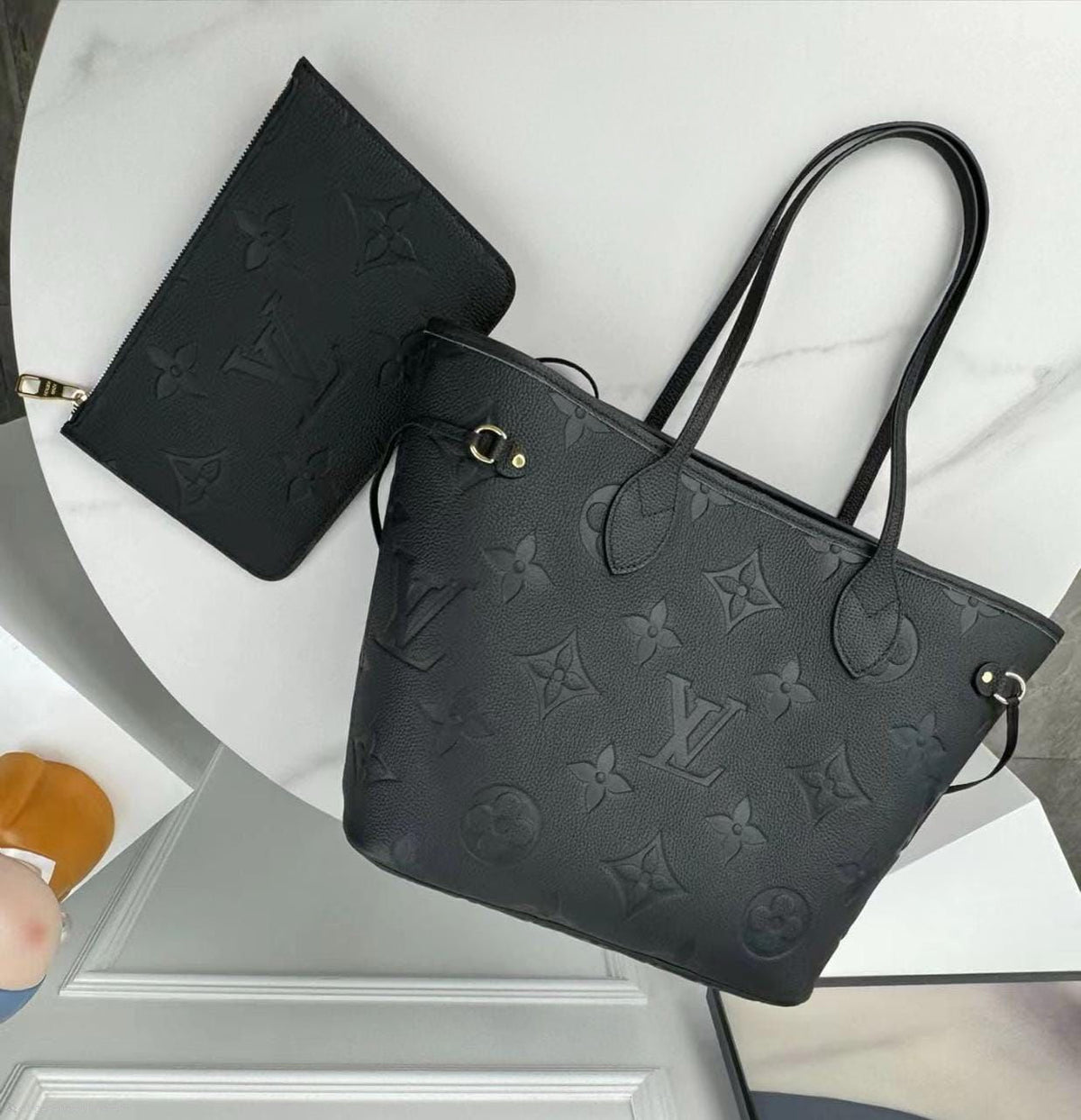 Louis Vuitton Neverfull MM (Black Monogram Empreinte)