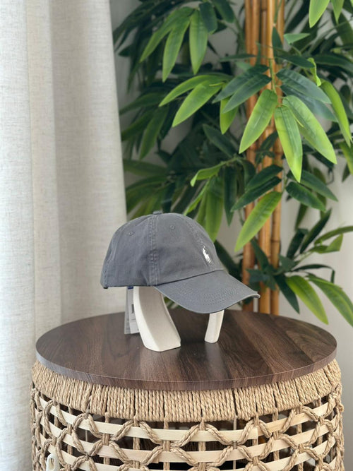 Polo Ralph Lauren Cotton Chino Baseball Cap (Grey)