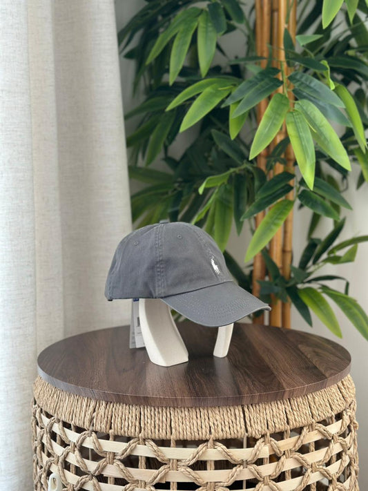 Polo Ralph Lauren Cotton Chino Baseball Cap (Grey)