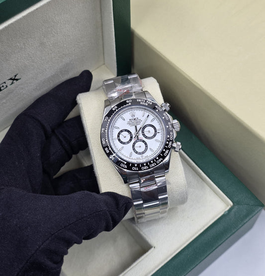 Rolex Cosmograph Daytona (Stainless Steel / White Dial / Ceramic Bezel)