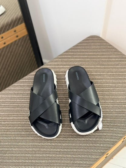 Hermès Electro Sandal (Noir / Blanc)