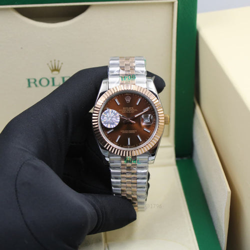 Rolex Datejust 36 (Chocolate Dial, Two-Tone Oystersteel and Everose Gold)