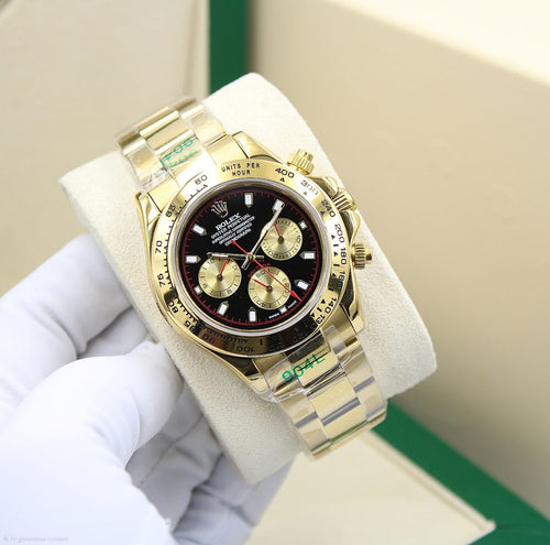 Rolex Cosmograph Daytona "Paul Newman Tribute" (Black Dial with Champagne Subdials, 18kt Yellow Gold)