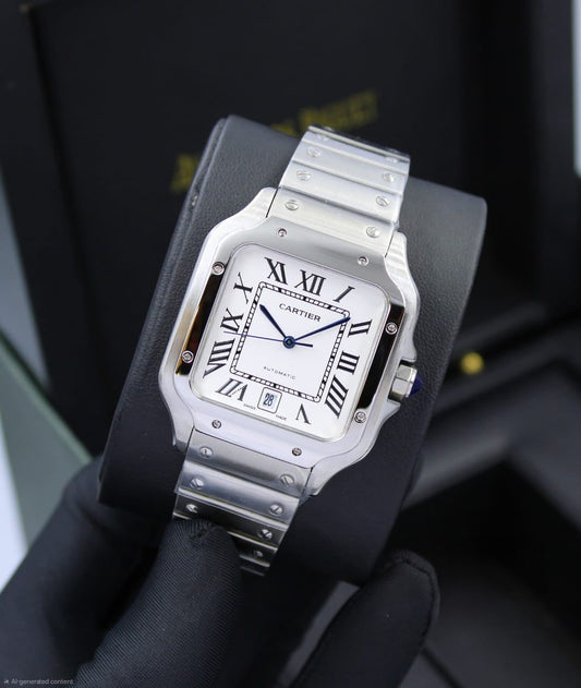 Cartier Santos de Cartier Large Model (White Dial)