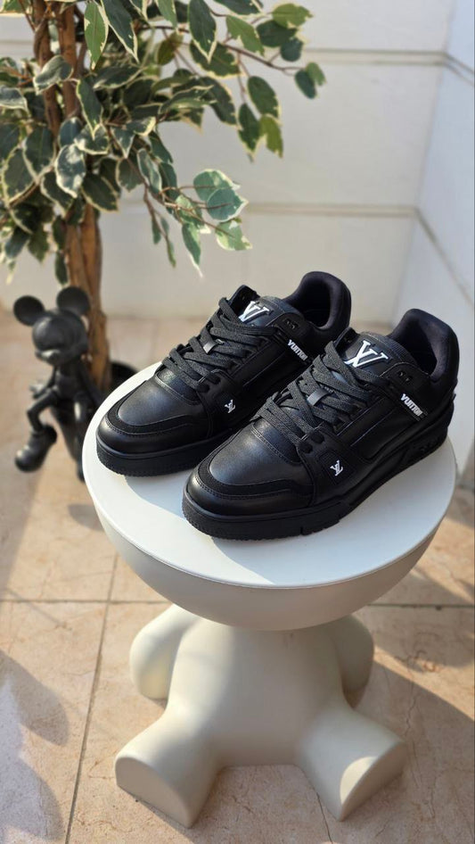 Louis Vuitton Black Embellished Sneakers
