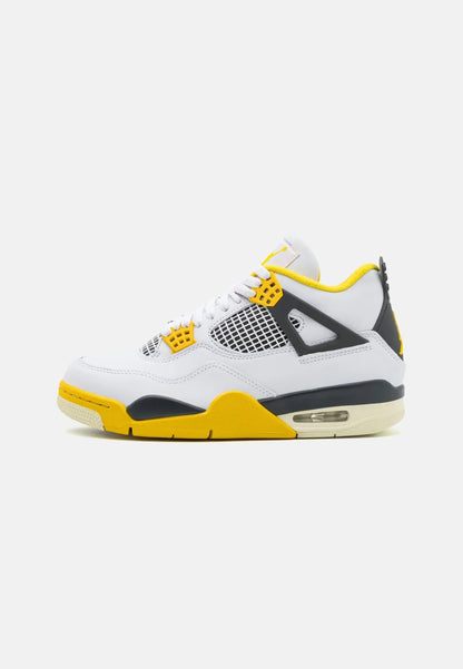 Jordan AIR JORDAN 4 RETRO – High-top trainers – white/coconut milk/vivid sulfur/anthracite