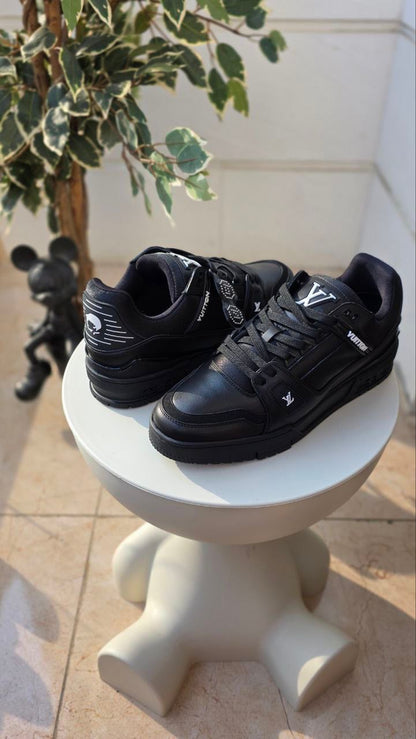 Louis Vuitton Black Embellished Sneakers
