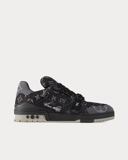 Louis Vuitton – LV Trainer Monogram Denim Black Low Top Sneakers